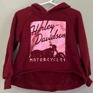 Girls Harley Davidson Hoodie - Size 4/5